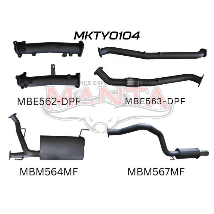 Manta Toyota Landcruiser VDJ200 4.5L V8 Twin Turbo Diesel Wagon (With DPF) 2015 Onwards – Manta product image 71