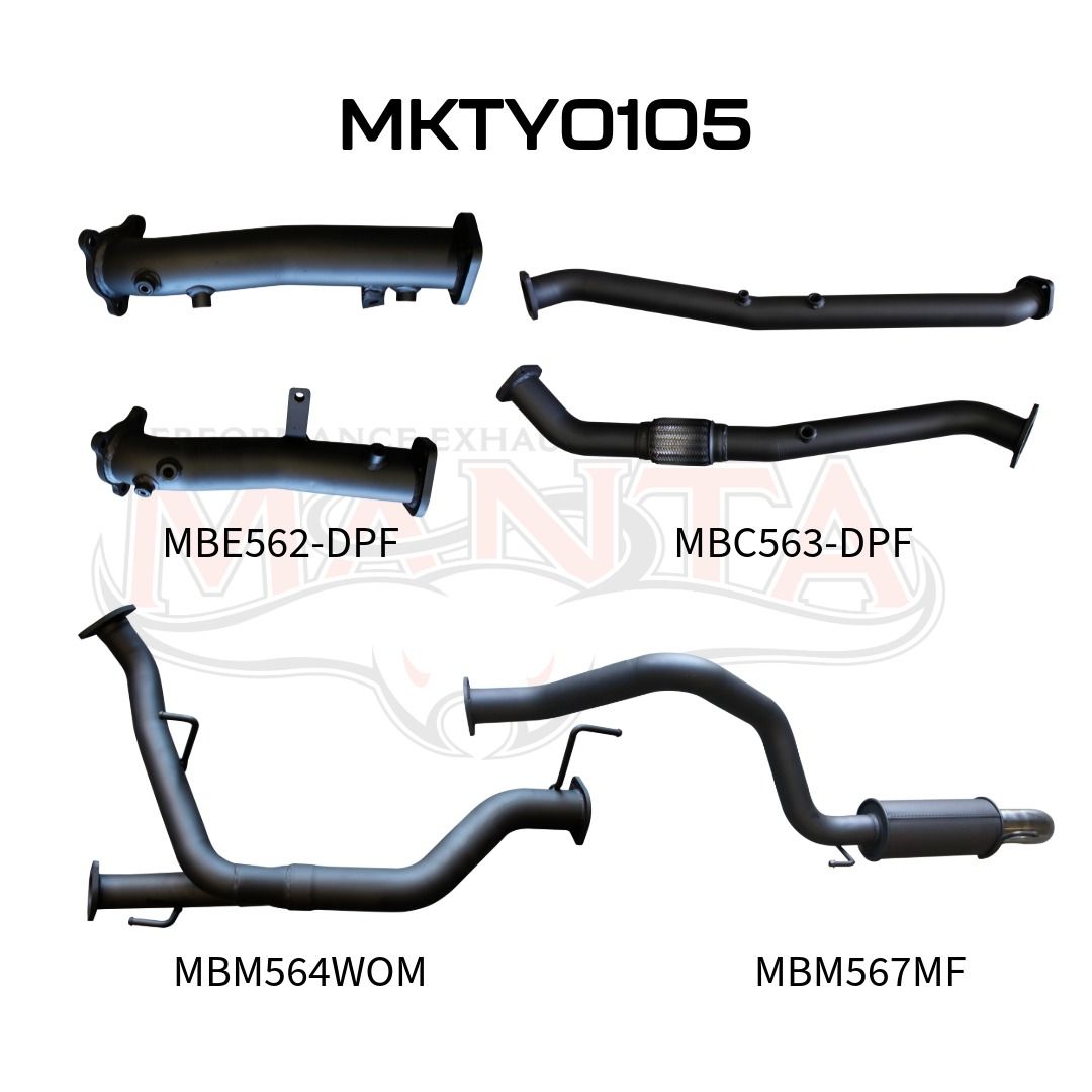 Manta Toyota Landcruiser VDJ200 4.5L V8 Twin Turbo Diesel Wagon (With DPF) 2015 Onwards – Manta product image 59