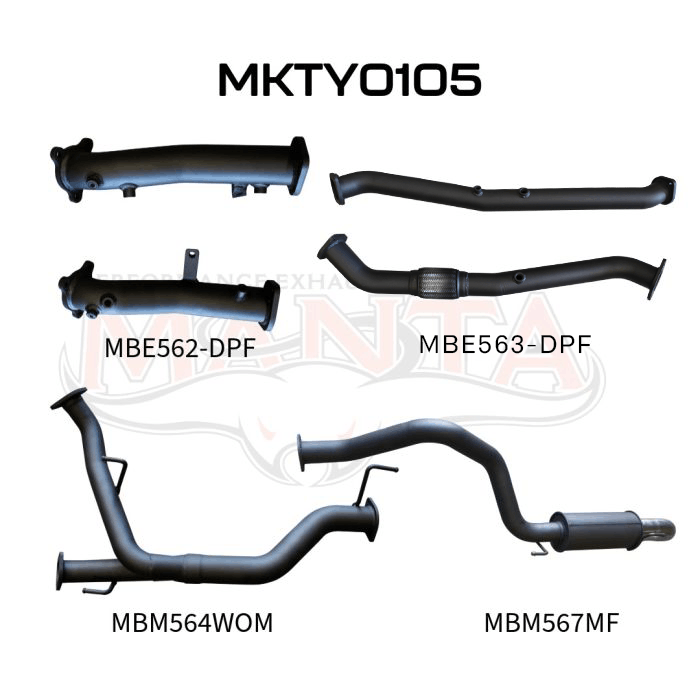 Manta Toyota Landcruiser VDJ200 4.5L V8 Twin Turbo Diesel Wagon (With DPF) 2015 Onwards – Manta product image 60