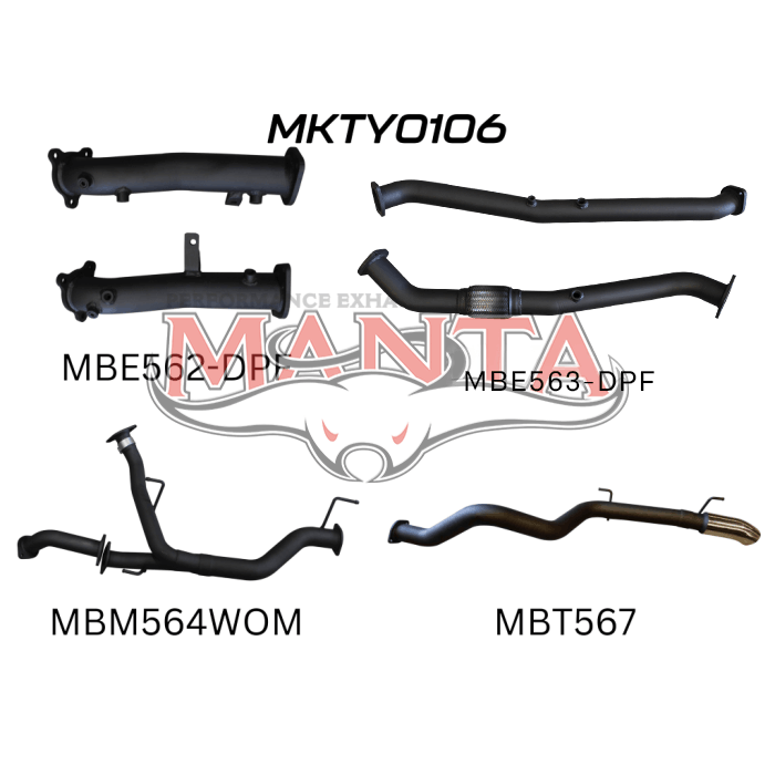 Manta Toyota Landcruiser VDJ200 4.5L V8 Twin Turbo Diesel Wagon (With DPF) 2015 Onwards – Manta product image 56