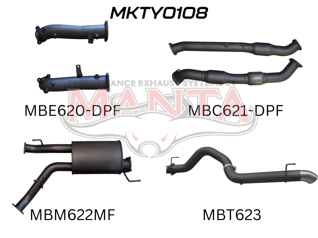 Manta Toyota Landcruiser VDJ200 4.5L V8 Twin Turbo Diesel Wagon (With DPF) 2015 Onwards – Manta product image 37
