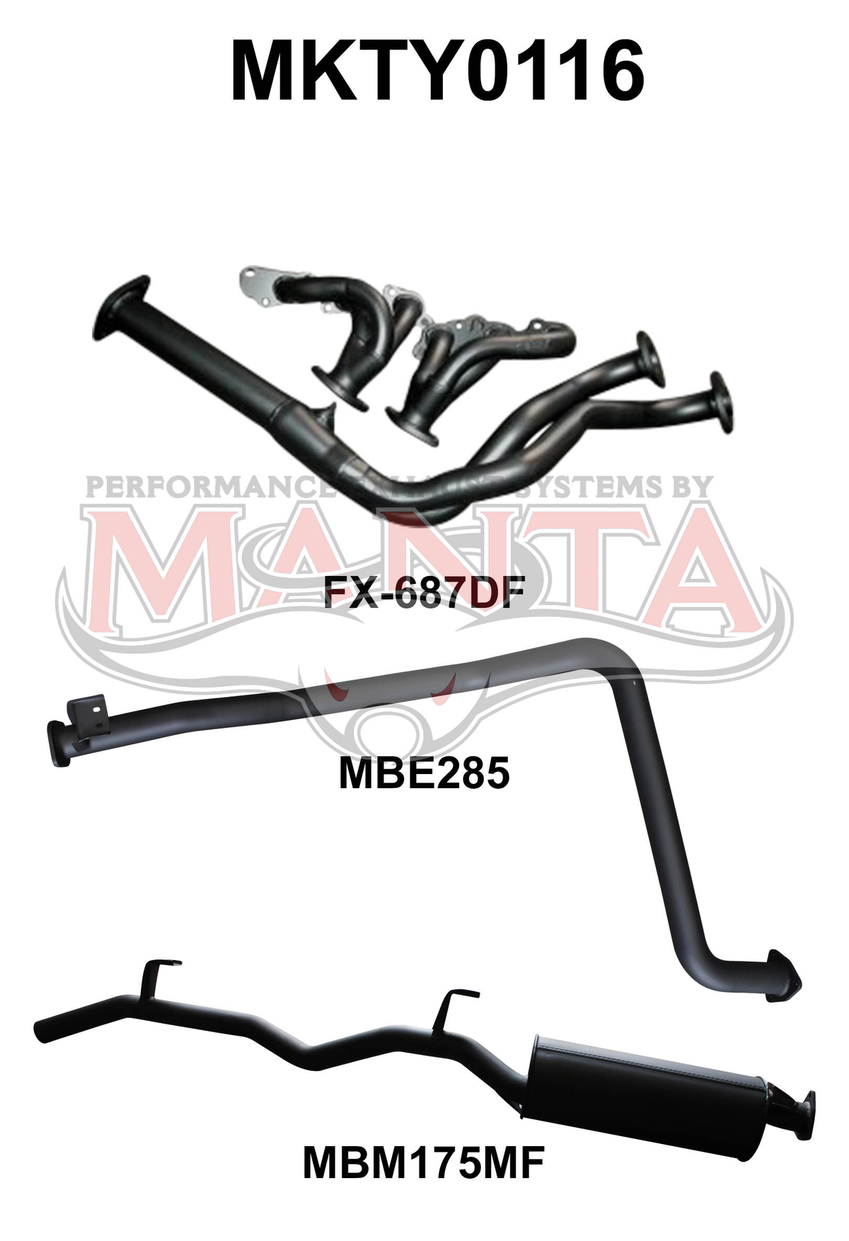 Manta Toyota Landcruiser FZJ79 4.5L 6CYL Petrol UTE – Manta product image 2