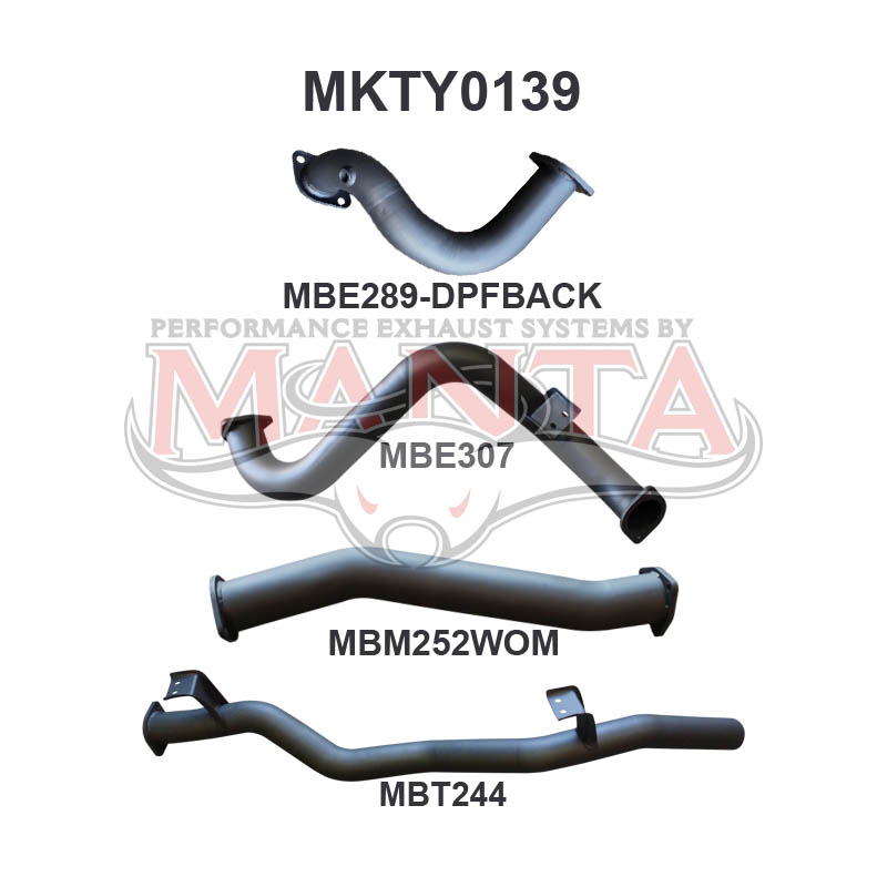 Manta Toyota Landcruiser VDJ78 4.5L 1VD V8 Turbo Diesel Troop Carrier (With DPF) Oct 2016 On – Manta product image 2