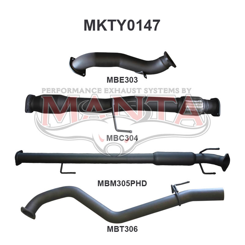 Manta Toyota Hilux KUN26R, KUN16R 3.0L Turbo Diesel D4D 2005 – 2015 – Manta product image 6