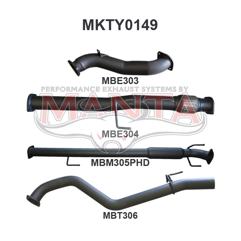 Manta Toyota Hilux KUN26R, KUN16R 3.0L Turbo Diesel D4D 2005 – 2015 – Manta product image 8