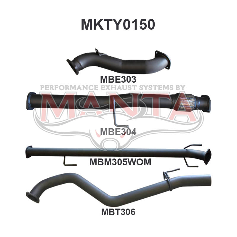 Manta Toyota Hilux KUN26R, KUN16R 3.0L Turbo Diesel D4D 2005 – 2015 – Manta product image 9