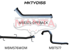 Manta Toyota Prado GUN150R 2.8L Turbo Diesel (With DPF) October 2015 – Current – Manta product image 6