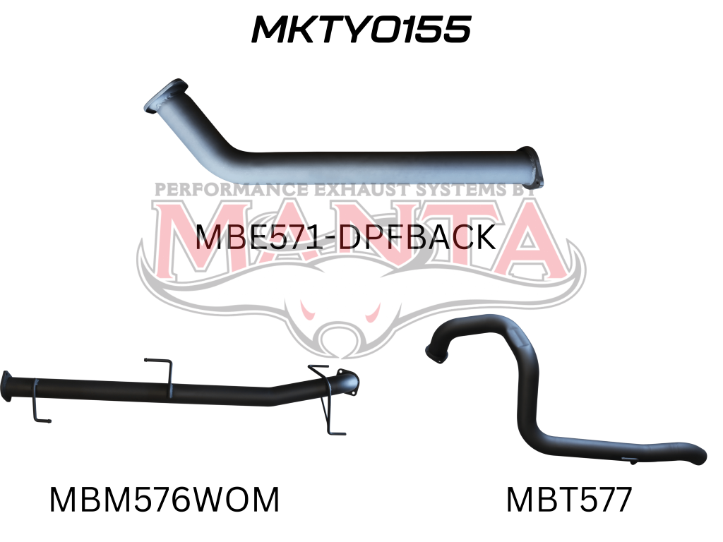 Manta Toyota Prado GUN150R 2.8L Turbo Diesel (With DPF) October 2015 – Current – Manta product image 6