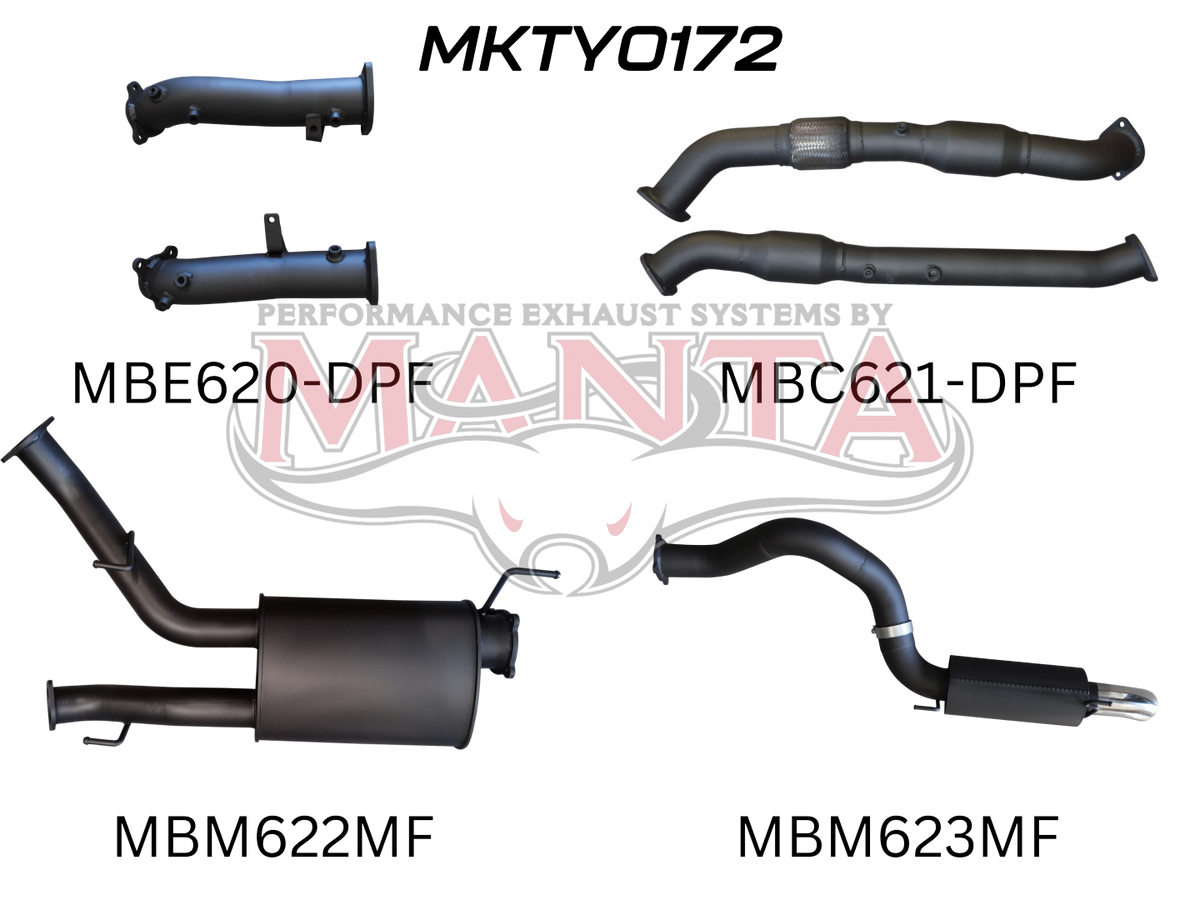 Manta Toyota Landcruiser VDJ200 4.5L V8 Twin Turbo Diesel Wagon (With DPF) 2015 Onwards – Manta product image 39