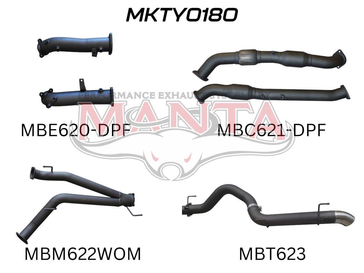 Manta Toyota Landcruiser VDJ200 4.5L V8 Twin Turbo Diesel Wagon (With DPF) 2015 Onwards – Manta product image 34