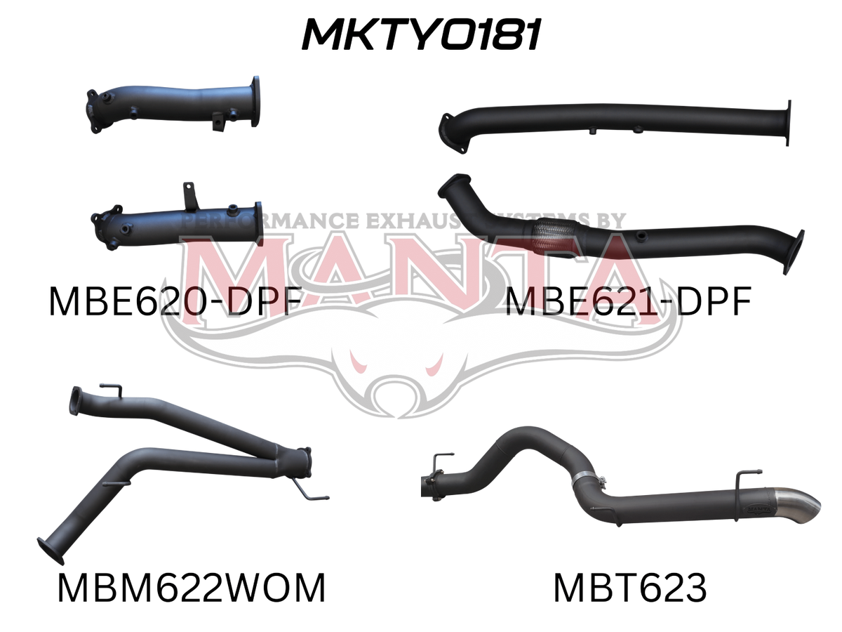 Manta Toyota Landcruiser VDJ200 4.5L V8 Twin Turbo Diesel Wagon (With DPF) 2015 Onwards – Manta product image 58