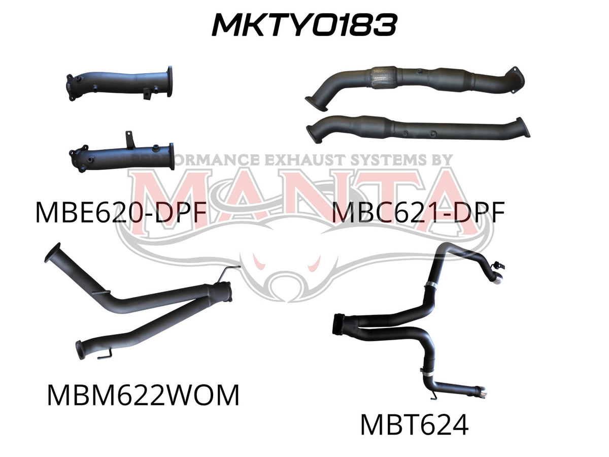 Manta Toyota Landcruiser VDJ200 4.5L V8 Twin Turbo Diesel Wagon (With DPF) 2015 Onwards – Manta product image 33
