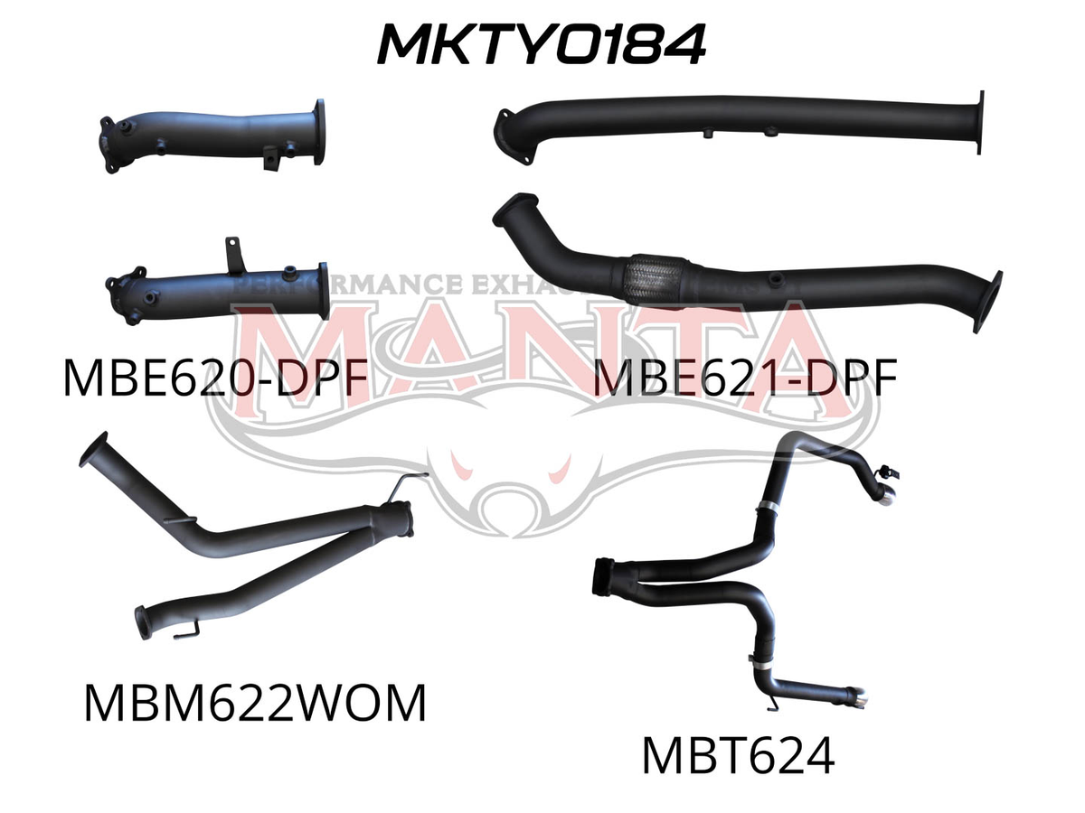 Manta Toyota Landcruiser VDJ200 4.5L V8 Twin Turbo Diesel Wagon (With DPF) 2015 Onwards – Manta product image 57