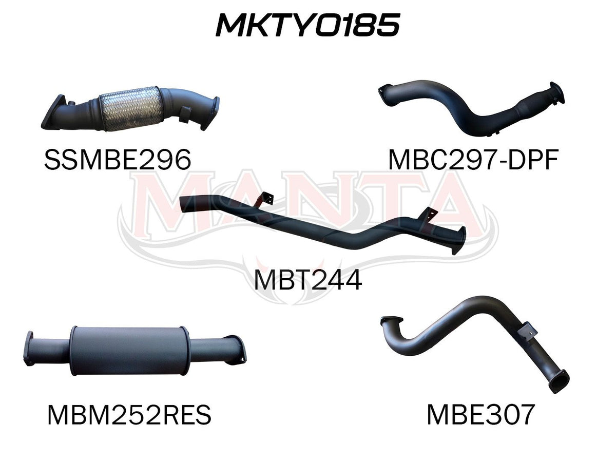 Manta Toyota Landcruiser VDJ78 4.5L 1VD V8 Turbo Diesel Troop Carrier (With DPF) Oct 2016 On – Manta product image 4