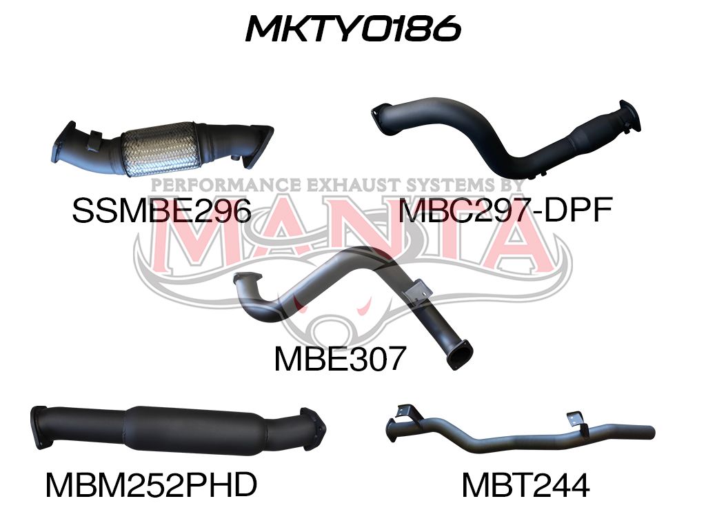 Manta Toyota Landcruiser VDJ78 4.5L 1VD V8 Turbo Diesel Troop Carrier (With DPF) Oct 2016 On – Manta product image 5
