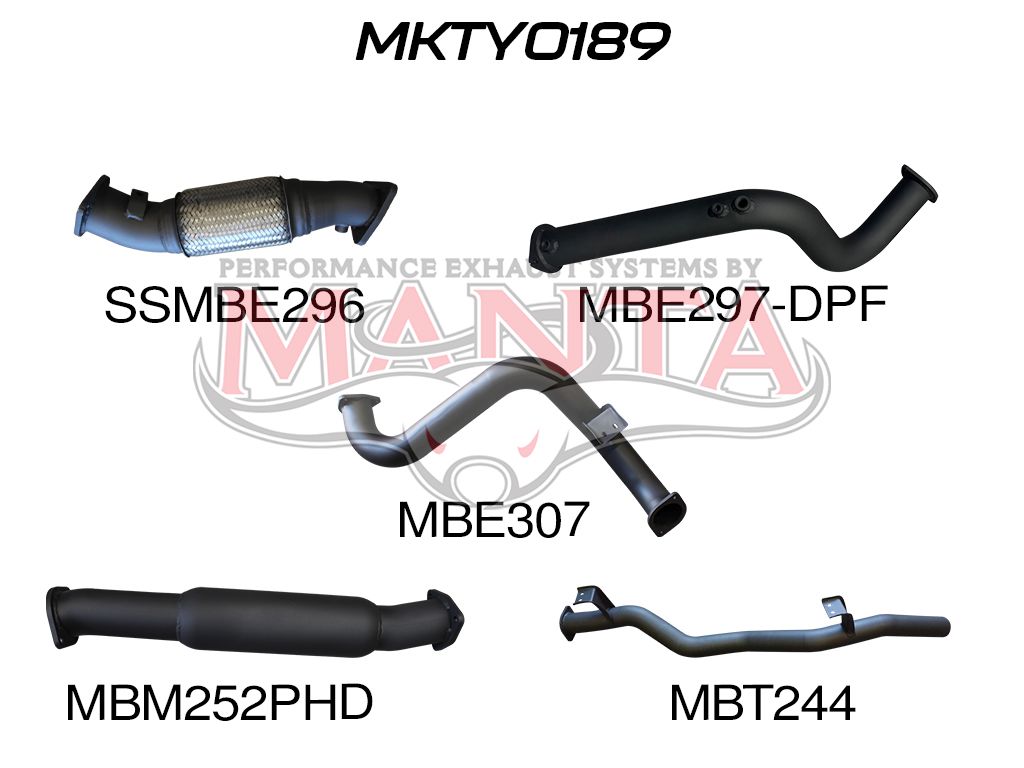 Manta Toyota Landcruiser VDJ78 4.5L 1VD V8 Turbo Diesel Troop Carrier (With DPF) Oct 2016 On – Manta product image 7
