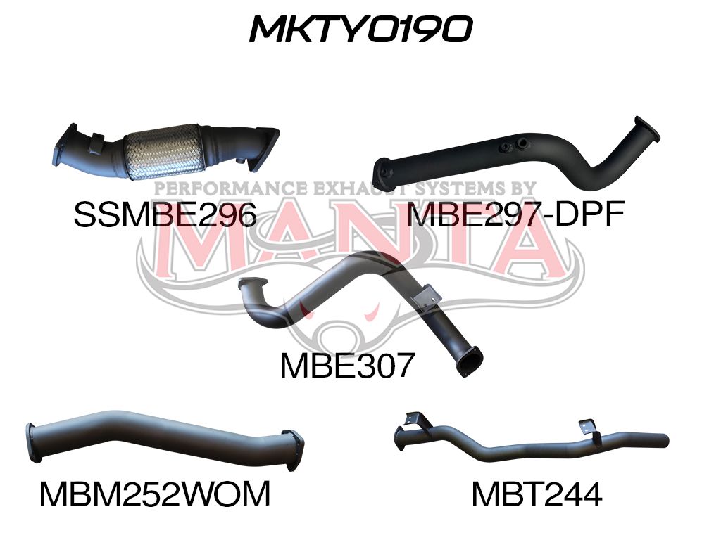 Manta Toyota Landcruiser VDJ78 4.5L 1VD V8 Turbo Diesel Troop Carrier (With DPF) Oct 2016 On – Manta product image 8