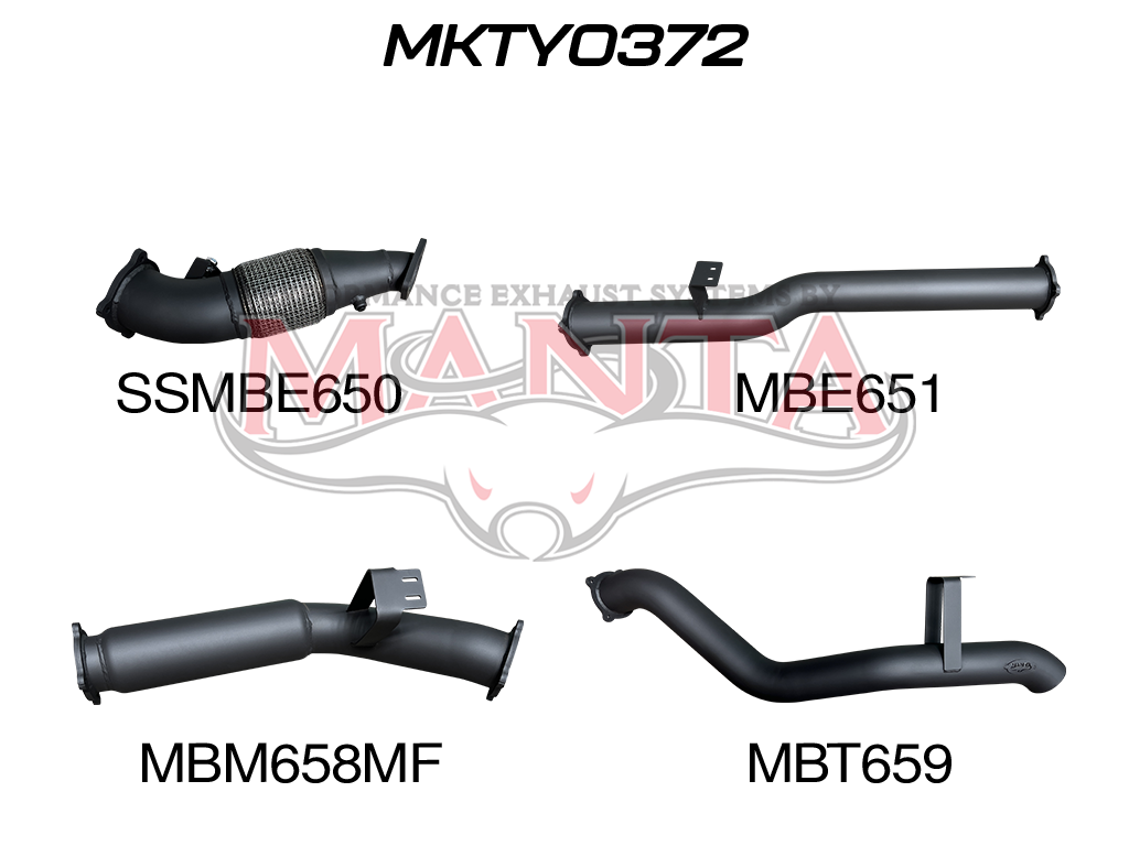 Manta Toyota Landcruiser VDJ76 4.5L 1VD V8 Turbo Diesel Wagon 2007 - 2016 – Manta product image 12
