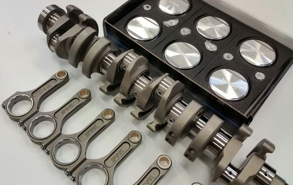 Spool RB26 - RB29 Stroker Kit with Custom CP Pistons — Spool Drag Pro I Beam Connecting Rods — product detail 1