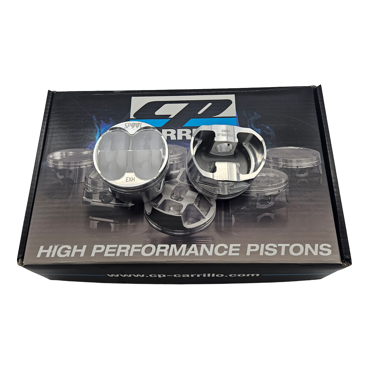 Ford X6 Barra High Compression 12:1 10 Thou over CP Bullet Pistons — product detail 3