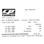 Carrillo Alloy Nissan RB30 Conrods - Special — product detail 2