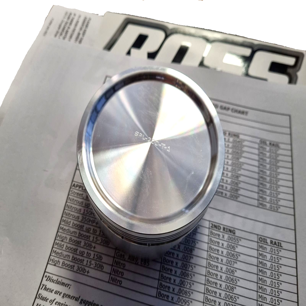 Ford Turbo 250 XFlow Ross Racing Forged Pistons ( When using 200 CID Rod ) — product detail 2