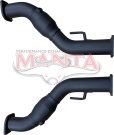 Manta Holden Commodore VE V8 Sedan Wagon 3in Exhaust System — 3in catalytic converter assembly (SSMBC476)