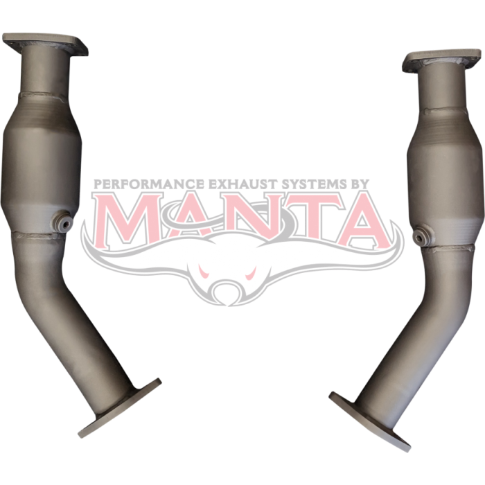 Manta SSMBC718 Holden 2.5in High Flow Catalytic Converters — SSMBC718 complete Manta product/system