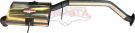 Manta Holden Commodore VG VN VP VR 3.8L V6 Ute Wagon Exhaust System — Stainless centre muffler (SSMBM103MF)