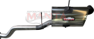 Manta Holden Commodore VS 3.8L V6 Ute Wagon Exhaust System — Stainless centre muffler (SSMBM164MF)