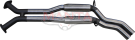 Manta Holden Commodore VT VX VY VZ LS V8 Sedan Exhaust System — Stainless centre hotdog (SSMBM170PHD)