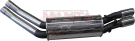Manta Holden Commodore VT VX VY VZ LS V8 Sedan Exhaust System — Stainless rear muffler (SSMBM171MF)