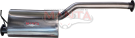 Manta Ford Falcon FG FG-X Barra XR6 Ute Exhaust System — Stainless centre muffler (SSMBM361MF)
