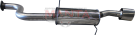 Manta Ford Falcon FG FG-X Barra XR6 Ute Exhaust System — Stainless rear muffler (SSMBM362MF)
