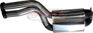 Manta Ford Falcon FG FG-X 5.0L Supercharged V8 Exhaust System — Centre muffler section (SSMBM505MF)