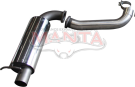 Manta Ford Falcon FG FG-X 5.0L Supercharged V8 Exhaust System — Rear left muffler (SSMBM515MF)