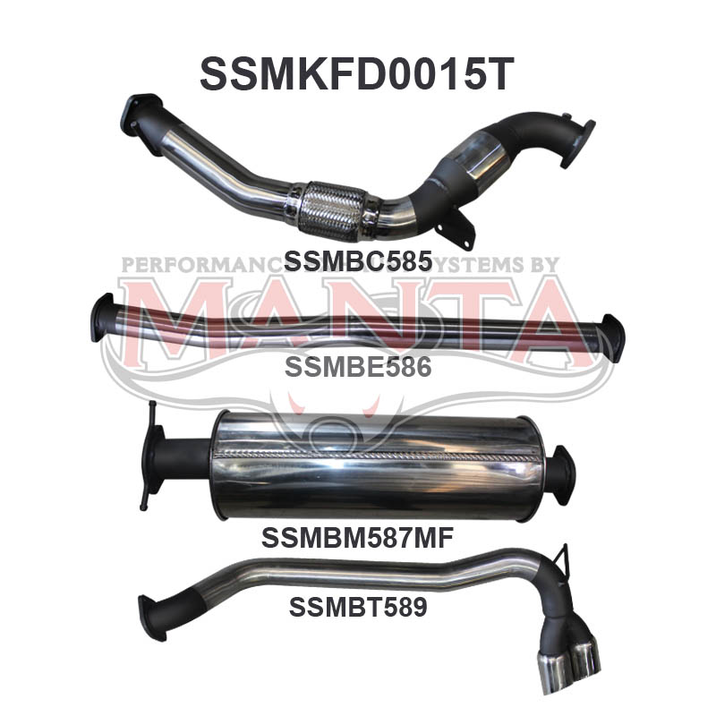 Manta Ford Ranger Px Dual Cab 3.2L CRD October 2011 – September 2016 – Manta product image 18