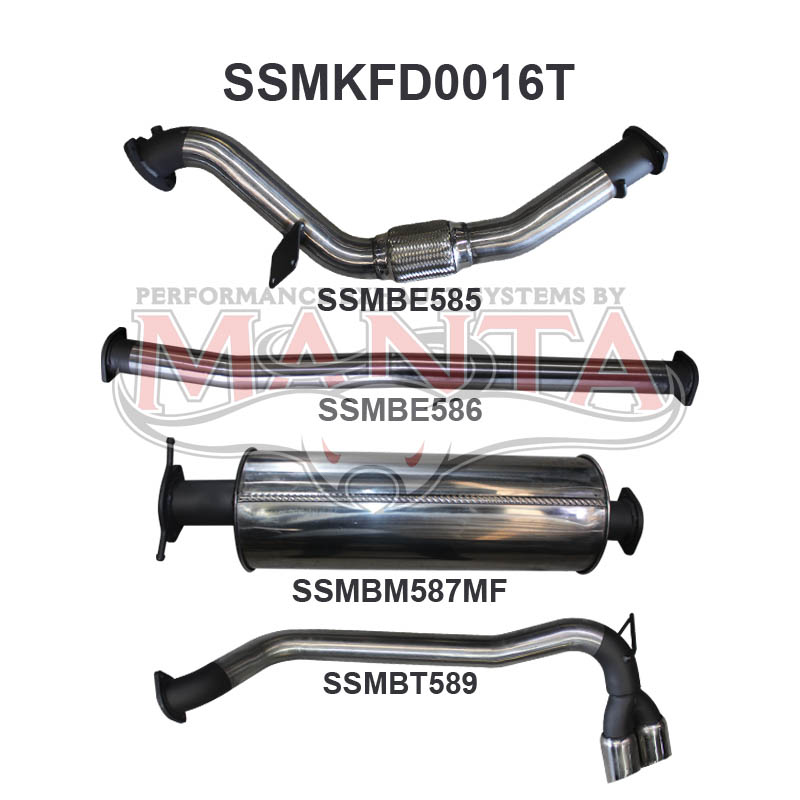 Manta Ford Ranger Px Dual Cab 3.2L CRD October 2011 – September 2016 – Manta product image 19