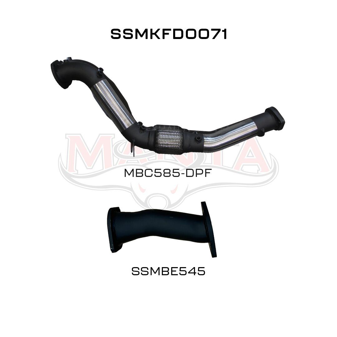 Manta Ford Ranger PX2, PX3 Dual Cab 3.2L CRD October 2016 – 2022 (With DPF) – Manta product image 31