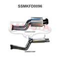 Manta Ford Falcon BA BF Barra XR6 Turbo Sedan Exhaust — Cat Back | 2.5in Dual — Stainless Steel — Quiet — SSMKFD0096