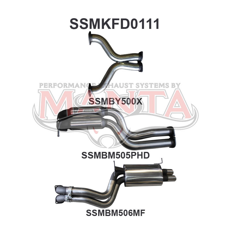 Manta Ford Falcon Ba, Bf 5.4L Barra 3 Valve V8 Sedan (All Models Excluding XR8 & Fpv’S). Exhaust Exit Out Driver’S Side. – Manta product image 28