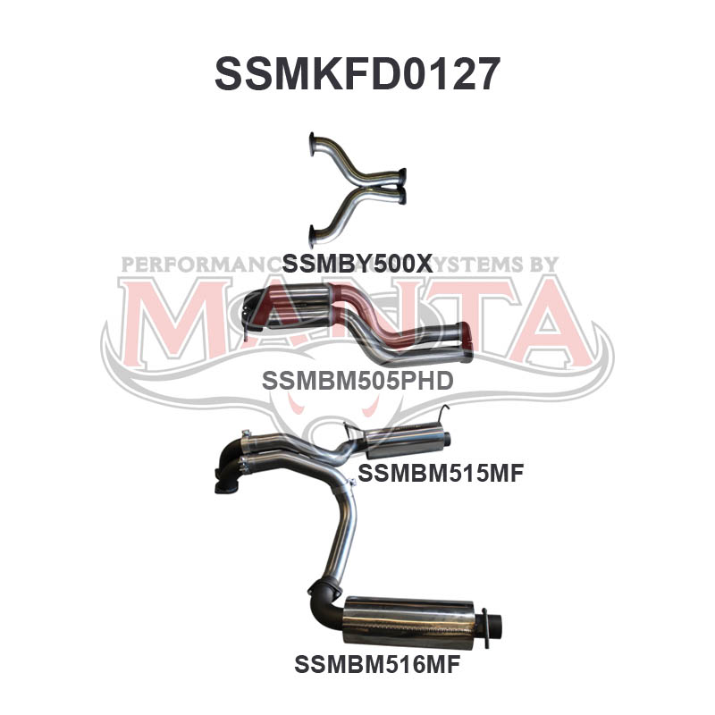 Manta Ford Falcon Bf FPV Boss 5.4L V8 Sedan (All Models, Exhaust Exits From Factory Out Both Driver and Passenger Side) – Manta product image 21