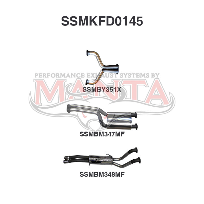 Manta Ford Falcon Ba, Bf 5.4L Boss 4 Valve V8 UTE (Including XR8, FPV Models). Exhaust Exit Out Driver’S Side. – Manta product image 11