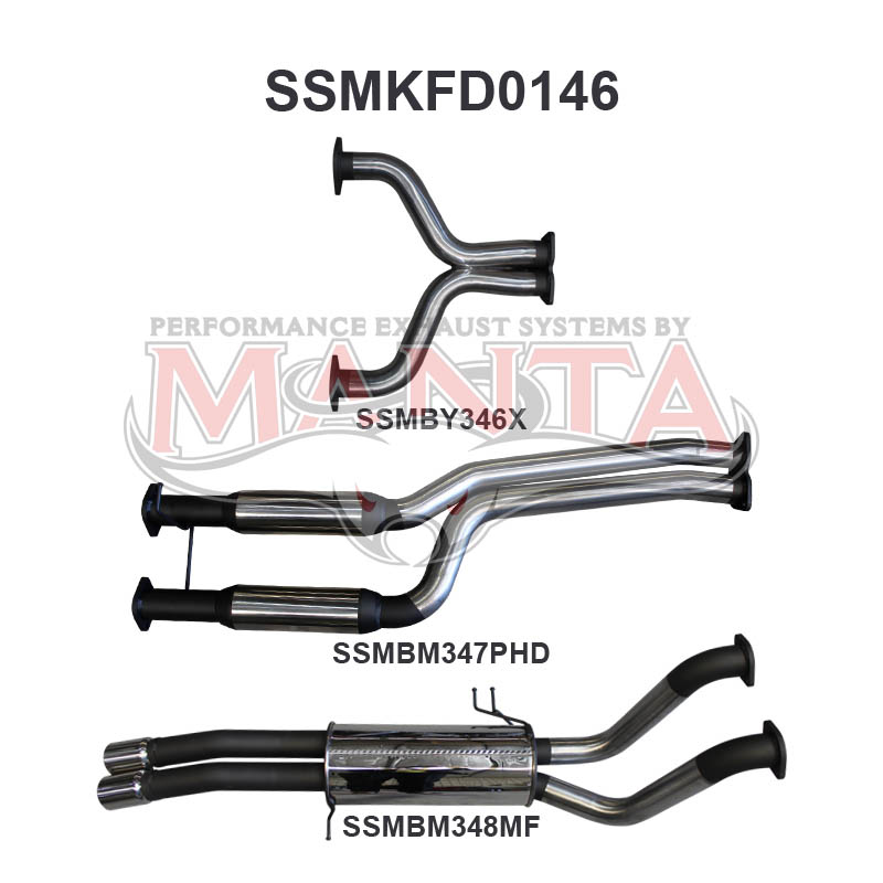 Manta Ford Falcon Ba, Bf 5.4L Boss 4 Valve V8 UTE (Including XR8, FPV Models). Exhaust Exit Out Driver’S Side. – Manta product image 12