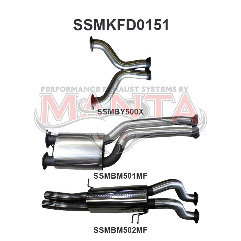 Manta Ford Falcon Ba, Bf 5.4L Boss 4 Valve V8 UTE (Including XR8, FPV Models). Exhaust Exit Out Driver’S Side. – Manta product image 14