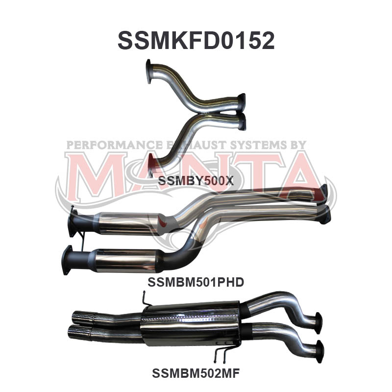 Manta Ford Falcon Ba, Bf 5.4L Boss 4 Valve V8 UTE (Including XR8, FPV Models). Exhaust Exit Out Driver’S Side. – Manta product image 15
