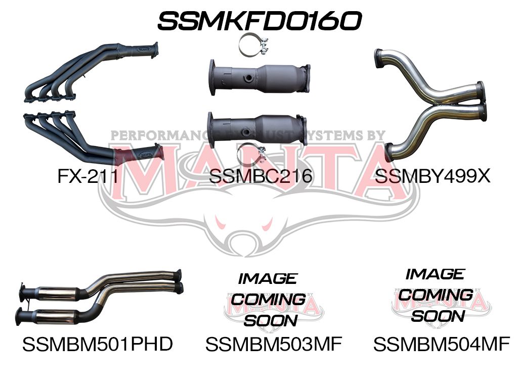 Manta Ford Falcon Ba, Bf 5.4L Boss 4 Valve V8 UTE (Including XR8, FPV Models). Optional Exhaust Exit Out Both Driver & Passenger Side. – Manta product image 23