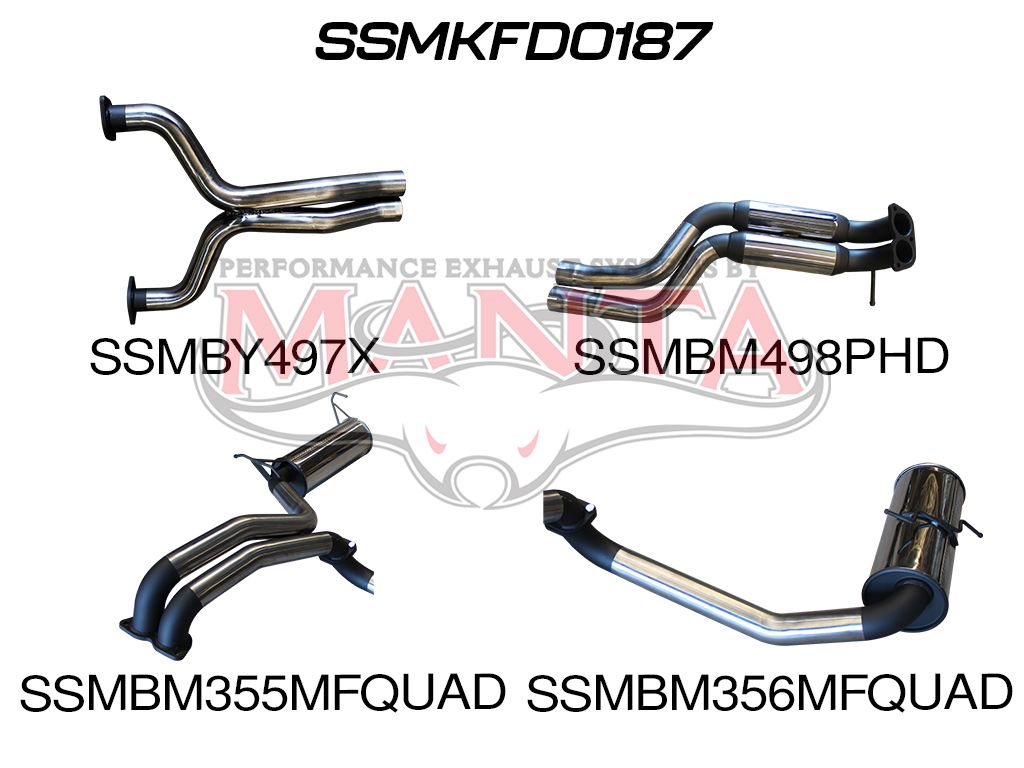 Manta Ford Falcon Fg 5.4L XR8 V8 Sedan (Not Including FPV Models). Optional Exhaust Exit Out Driver and Passenger Side. – Manta product image 6
