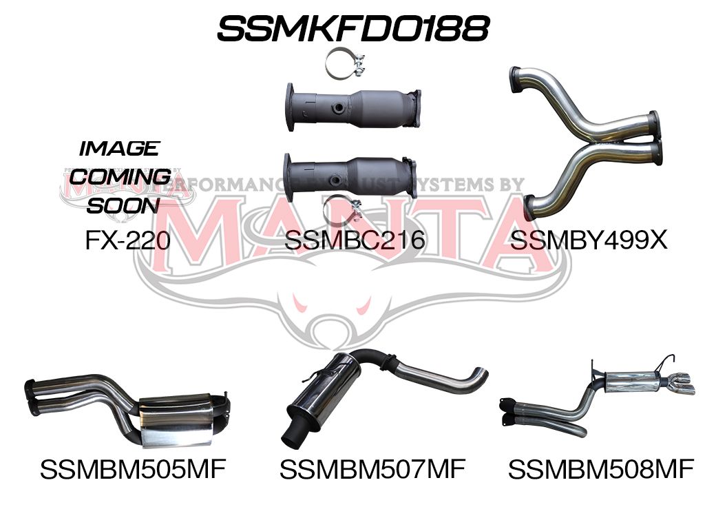 Manta Ford Falcon Fg 5.4L XR8 V8 Sedan (Not Including FPV Models). Optional Exhaust Exit Out Driver and Passenger Side. – Manta product image 7