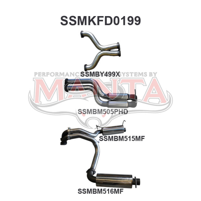 Manta Ford Falcon FG FG-X 5.0L Supercharged V8 Exhaust System – SSMKFD0199